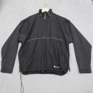 Sunice Typhoon Jacket Mens Extra Large Black Windbreaker Pullover Athletic Golf